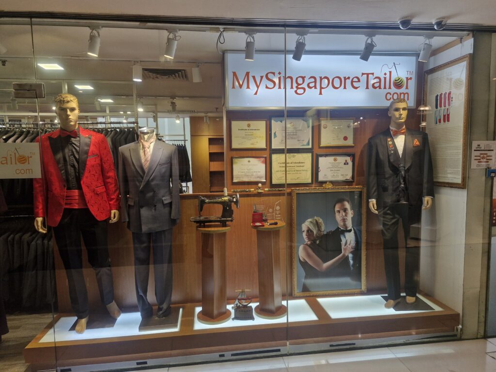 My-Singapore-Tailor Shop Front - Bespoke Tailors in Singapore